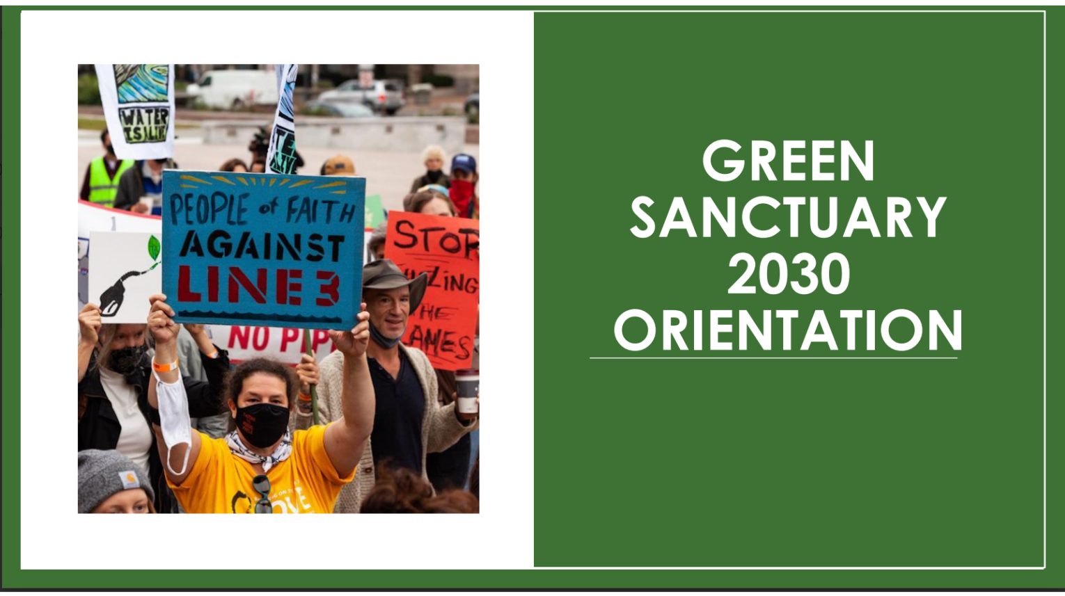 We are a Green Sanctuary—Now What?